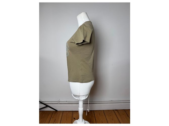 T-shirt vintage Loewe Madrid khaki S/M Cachi - vista 2
