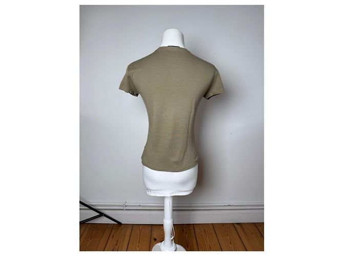 T-shirt vintage Loewe Madrid khaki S/M Cachi - vista 3