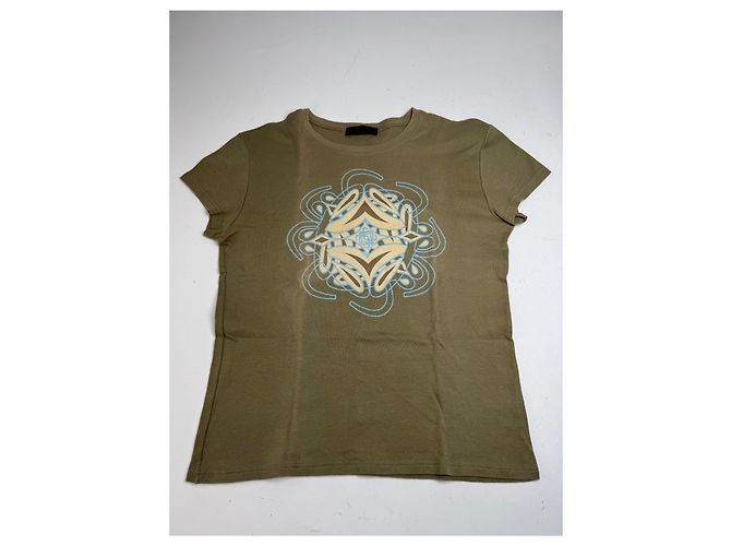T-shirt vintage Loewe Madrid khaki S/M Cachi - vista 4