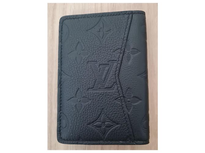 Louis Vuitton Organizer da tasca Monogram Shadow Nero - vista 3