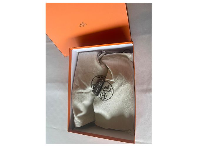 Espadrilles Hermès Ithéa 30 in scamosciato beige - vista 6