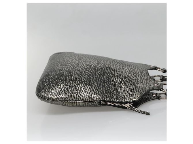Borsa Tribute in pelle grande Saint Laurent Argento - vista 4