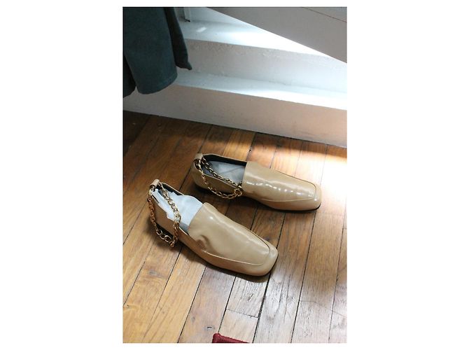 By Far Lackleder Slipper Größe 37 beige - Ansicht 2
