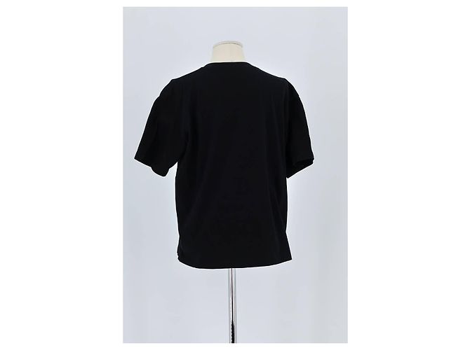 Casablanca Camiseta de algodón negra Negro - vista 6