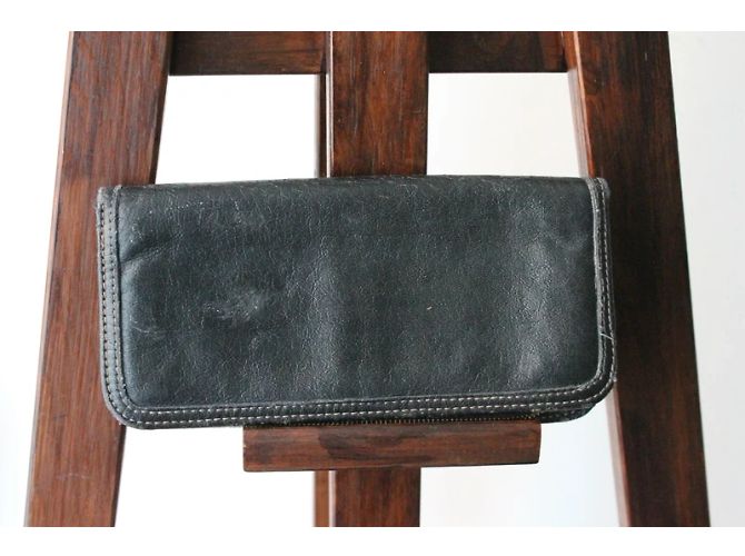 Cartera de Cuero Marino Chloé Azul marino - vista 8