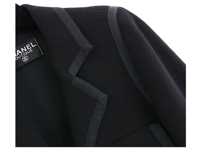 Chanel Vintage Rockanzug Schwarz Herbst 1991 - Ansicht 6