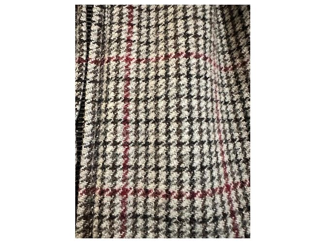 Chaqueta de invierno Miu Miu de lana marrón Castaño - vista 3