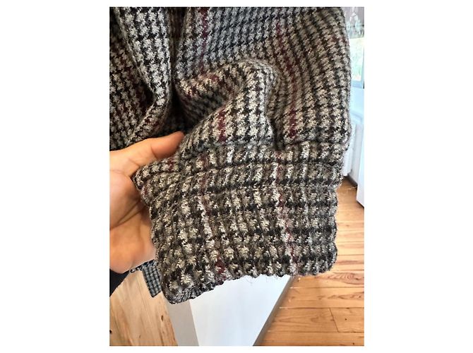 Chaqueta de invierno Miu Miu de lana marrón Castaño - vista 7