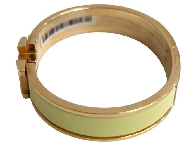 Bracciale charm placcato oro Hermès D'oro Giallo - vista 3