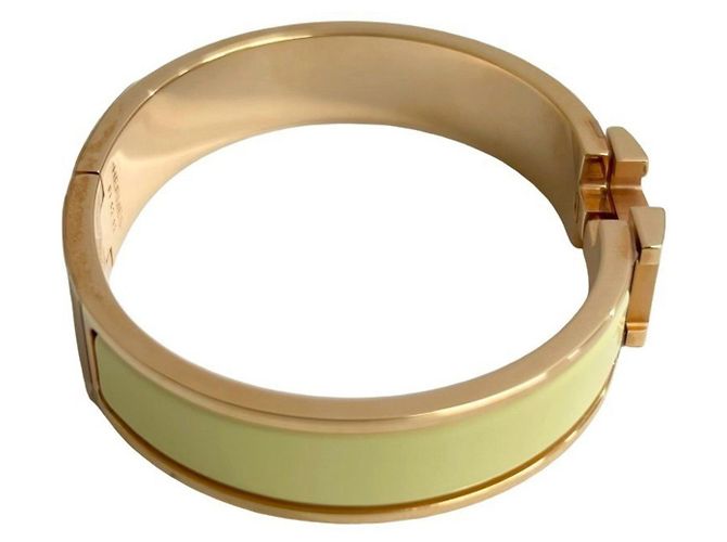 Bracciale charm placcato oro Hermès D'oro Giallo - vista 4