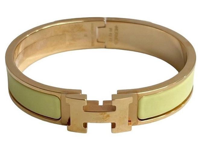 Bracciale charm placcato oro Hermès D'oro Giallo - vista 5