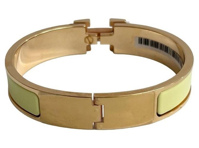 Bracciale charm placcato oro Hermès D'oro Giallo - vista 6