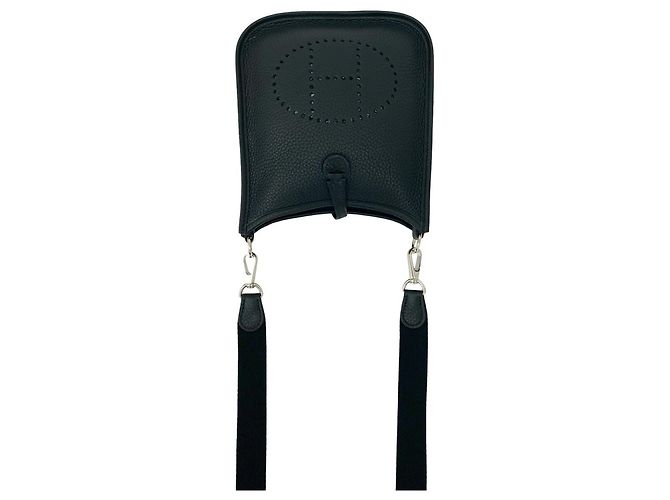 Borsa a spalla mini Evelyn TPM di Hermès Nero - vista 4