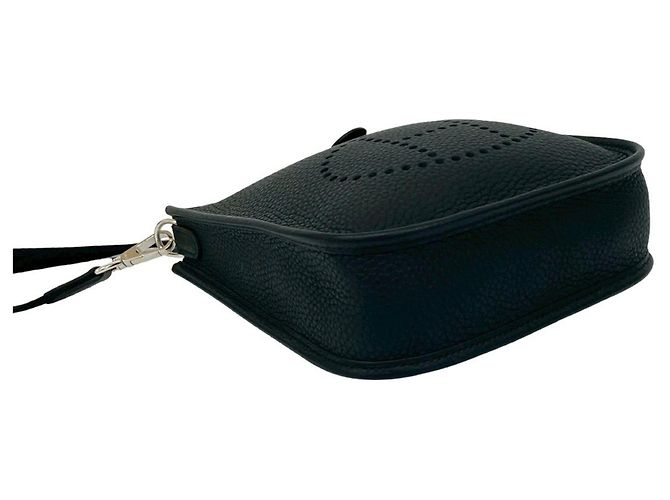 Borsa a spalla mini Evelyn TPM di Hermès Nero - vista 7