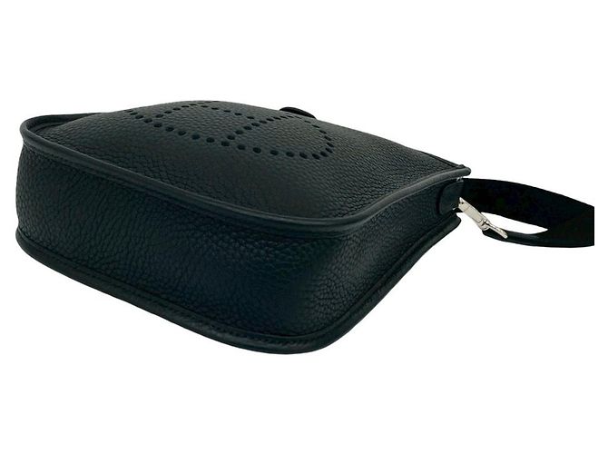 Borsa a spalla mini Evelyn TPM di Hermès Nero - vista 8