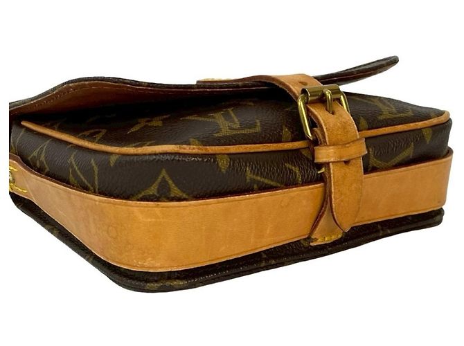 Louis Vuitton Vintage Catsiere Monogram Leder Schultertasche Braun - Ansicht 7
