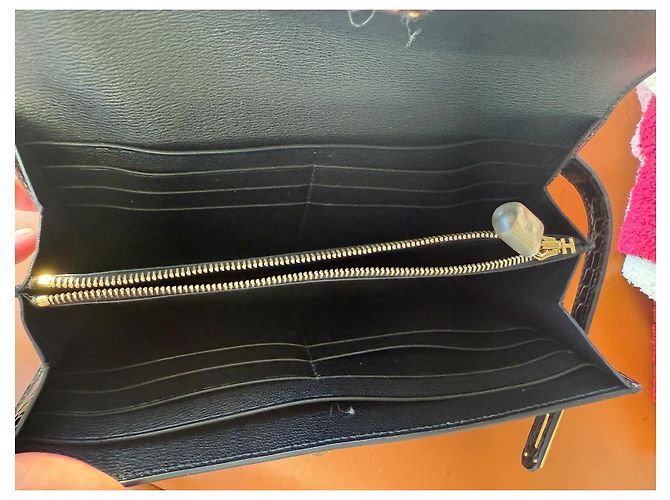 Kelly Cartera Hermès Negra Oro Negro - vista 6