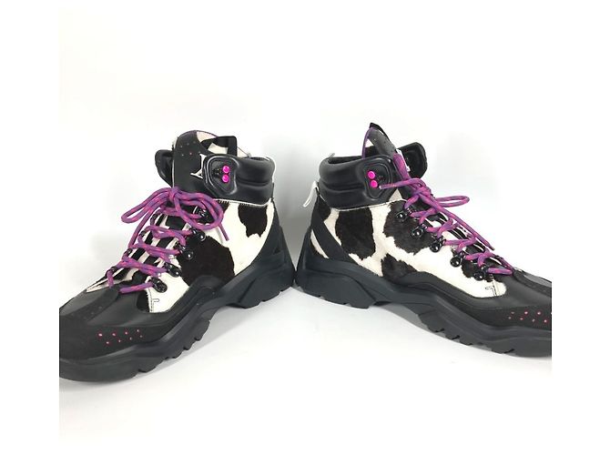 Louis Vuitton Millennium Line Ankle Boots Black Pink Purple - view 2