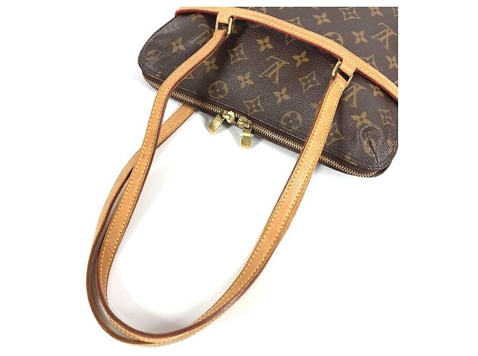 Borsa tote Monogram Cousin GM Louis Vuitton Marrone Monogramma - vista 7