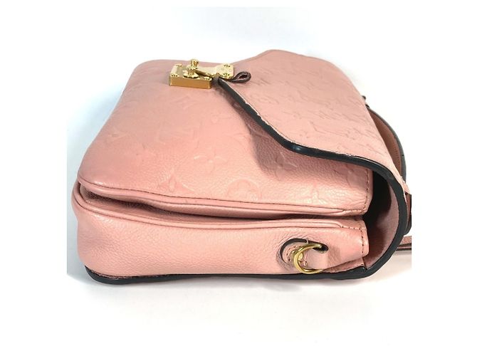 Pochette Metis MM em Monogram Empreinte Louis Vuitton Rosa - vista 5
