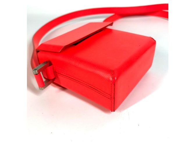Louis Vuitton Damier Glace Marty Pochette Flap Shoulder Bag Red Coral - view 13