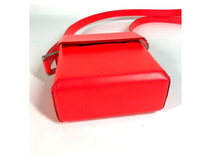 Louis Vuitton Damier Glace Marty Pochette Flap Shoulder Bag Red Coral - view 4