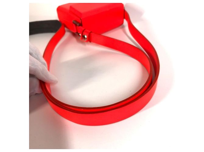 Louis Vuitton Damier Glace Marty Pochette Flap Shoulder Bag Red Coral - view 9