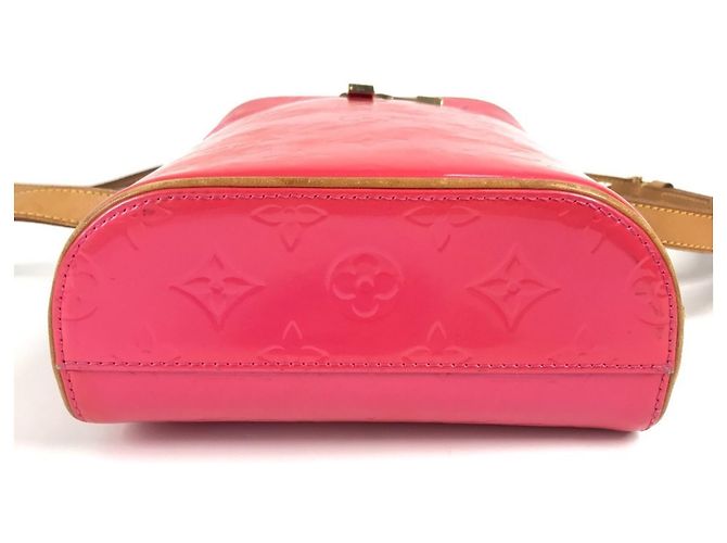 Pochette Verticale Sullivan in Monogram Vernis Louis Vuitton Rosa Fuschia - vista 12
