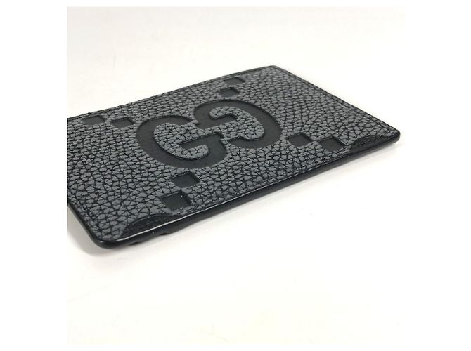 Tarjetero de piel de ternera Gucci Castaño Negro - vista 4