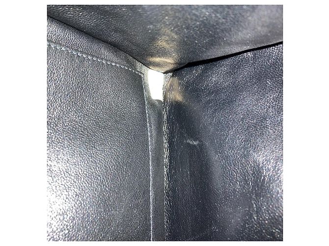 Borsa Tote a Doppia Catena Matelassé Chanel Nero Arancione - vista 14