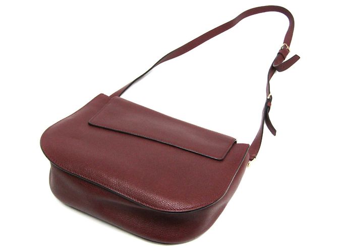 Borsa a tracolla in pelle donna Valextra Bordò - vista 2
