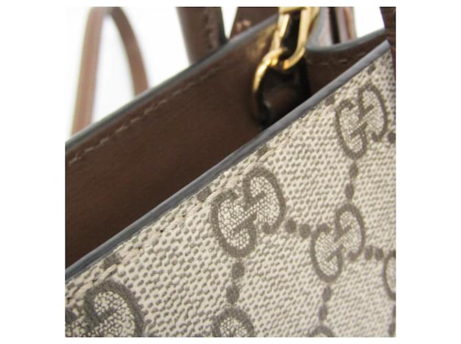 Borsa Gucci Interlocking G Marrone Beige - vista 12
