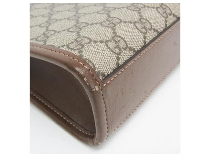 Borsa Gucci Interlocking G Marrone Beige - vista 4