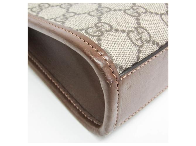 Borsa Gucci Interlocking G Marrone Beige - vista 6