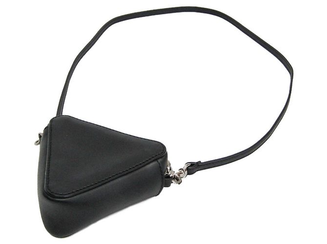 Pochette a Spalla Triangolo VLTN di Valentino Garavani Nero - vista 2