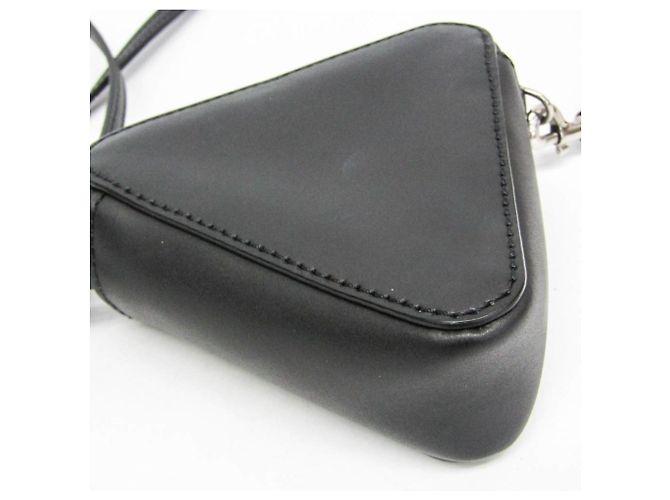 Pochette a Spalla Triangolo VLTN di Valentino Garavani Nero - vista 4