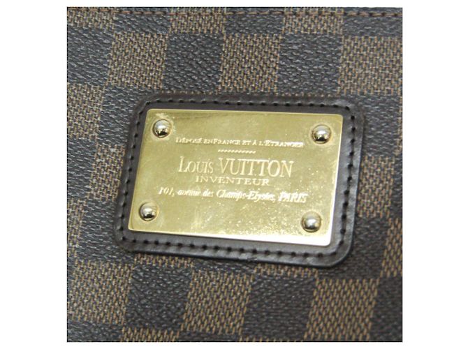 Borsa a mano Damier Eva Louis Vuitton Marrone Damier ebene - vista 8