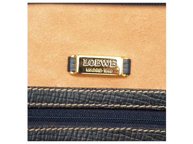 Schultertasche aus schwarzem Leder LOEWE - Ansicht 5