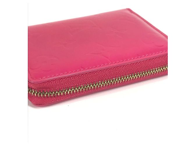 Billetera Compacta Bloom Monogram Vernis Louis Vuitton Rosa Fucsia - vista 4