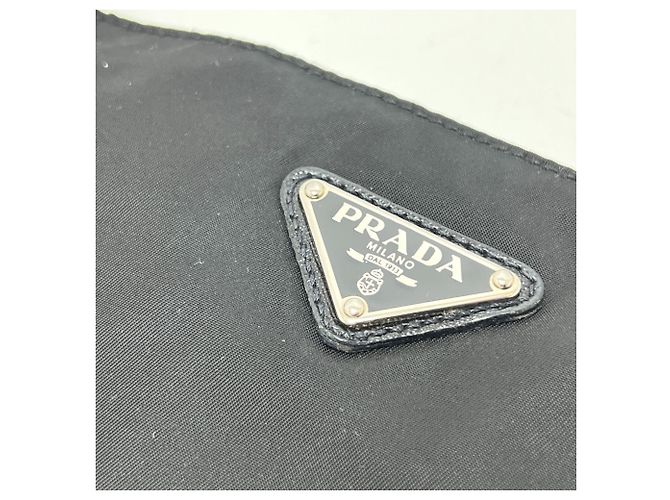 Borsa piatta Triangle Plate VA0251 di Prada Nero - vista 7