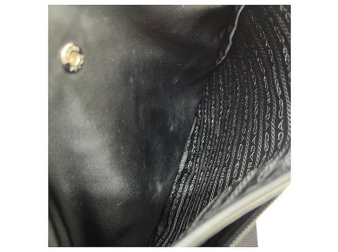 Borsa piatta Triangle Plate VA0251 di Prada Nero - vista 9