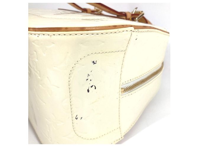 Borsa tote Summit Drive in Monogram Vernis di Louis Vuitton Bianco - vista 13