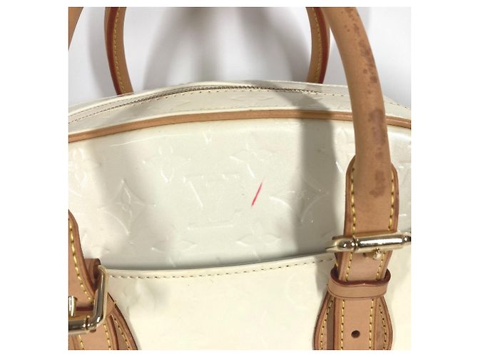 Borsa tote Summit Drive in Monogram Vernis di Louis Vuitton Bianco - vista 3