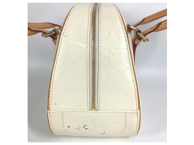 Borsa tote Summit Drive in Monogram Vernis di Louis Vuitton Bianco - vista 4