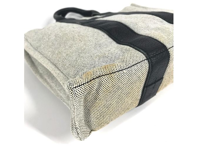 Borsa Tote Arne PM di Hermès Marrone Nero - vista 11