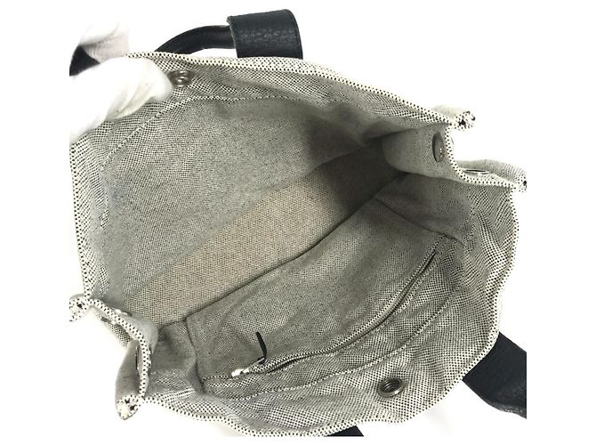 Borsa Tote Arne PM di Hermès Marrone Nero - vista 12