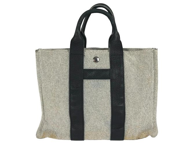 Borsa Tote Arne PM di Hermès Marrone Nero - vista 2