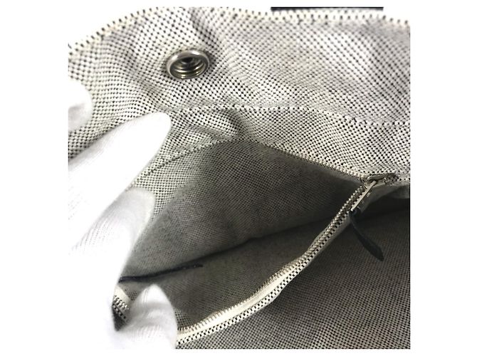 Borsa Tote Arne PM di Hermès Marrone Nero - vista 3