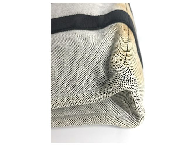 Borsa Tote Arne PM di Hermès Marrone Nero - vista 5