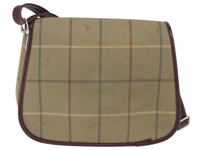 Bolso de hombro de lona con estampado Nova Check de Burberry - vista 2